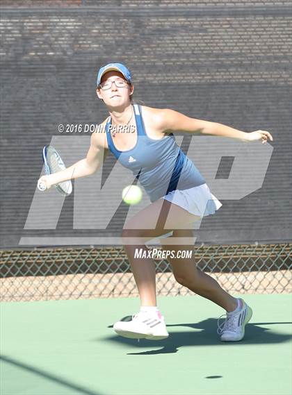 Thumbnail 3 in Campbell Hall vs. Palisades (CIF SoCal Regional Team Tennis Championships) photogallery.