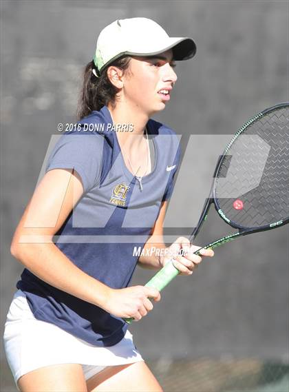 Thumbnail 2 in Campbell Hall vs. Palisades (CIF SoCal Regional Team Tennis Championships) photogallery.