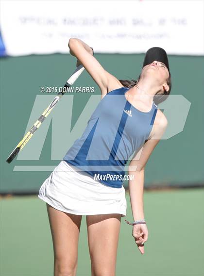 Thumbnail 2 in Campbell Hall vs. Palisades (CIF SoCal Regional Team Tennis Championships) photogallery.