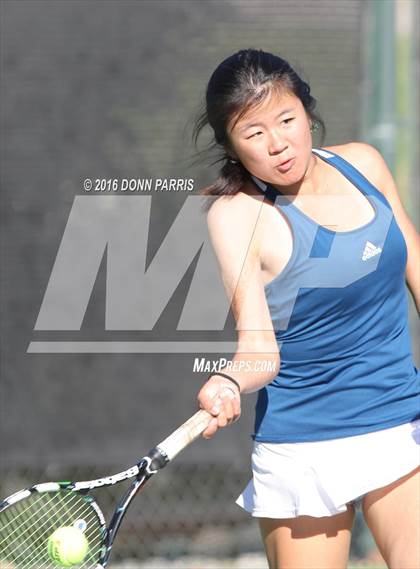 Thumbnail 2 in Campbell Hall vs. Palisades (CIF SoCal Regional Team Tennis Championships) photogallery.