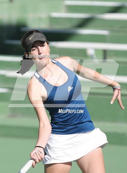 Thumbnail 2 in Campbell Hall vs. Palisades (CIF SoCal Regional Team Tennis Championships) photogallery.