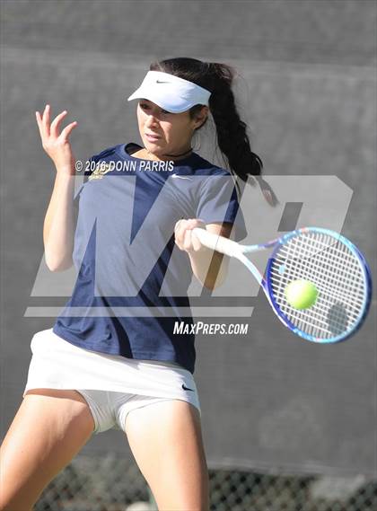 Thumbnail 2 in Campbell Hall vs. Palisades (CIF SoCal Regional Team Tennis Championships) photogallery.