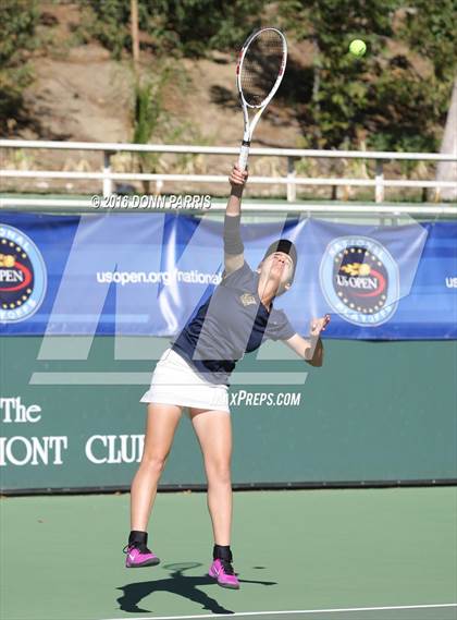Thumbnail 2 in Campbell Hall vs. Palisades (CIF SoCal Regional Team Tennis Championships) photogallery.
