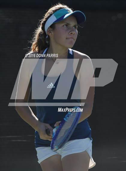 Thumbnail 3 in Campbell Hall vs. Palisades (CIF SoCal Regional Team Tennis Championships) photogallery.