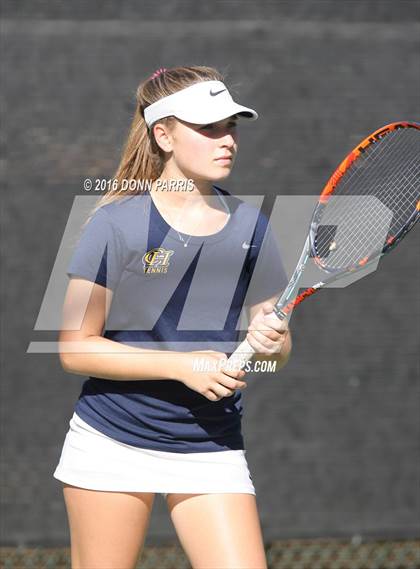 Thumbnail 1 in Campbell Hall vs. Palisades (CIF SoCal Regional Team Tennis Championships) photogallery.