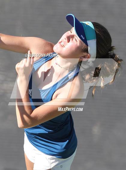 Thumbnail 3 in Campbell Hall vs. Palisades (CIF SoCal Regional Team Tennis Championships) photogallery.