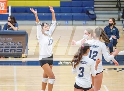 Thumbnail 1 in Mater Dei Catholic vs Mission Vista (CIF SDS D2 1st Round) photogallery.
