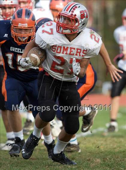 Thumbnail 3 in Somers @ Greeley (Section 1 Class A Semifinal) photogallery.
