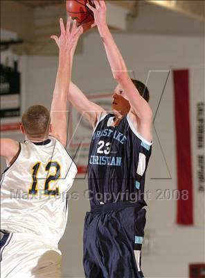 Thumbnail 1 in Forest Lake Christian vs. Sierra Christian (CIF SJS D5 Playoffs) photogallery.