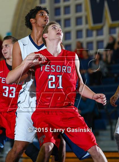 Thumbnail 2 in Tesoro vs. West Ranch (CIF SS Playoffs) photogallery.