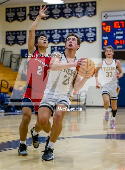 Thumbnail 2 in Saratoga vs San Luis Obispo (Santa Barbara Holiday Classic) photogallery.