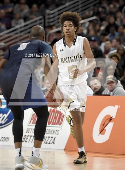Thumbnail 2 in Sierra Canyon vs. Bishop Montgomery (CIF-SS Open Semi-Final) photogallery.