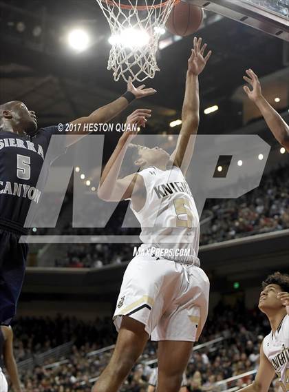 Thumbnail 1 in Sierra Canyon vs. Bishop Montgomery (CIF-SS Open Semi-Final) photogallery.