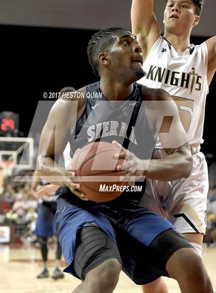 Thumbnail 1 in Sierra Canyon vs. Bishop Montgomery (CIF-SS Open Semi-Final) photogallery.