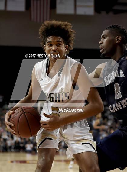 Thumbnail 3 in Sierra Canyon vs. Bishop Montgomery (CIF-SS Open Semi-Final) photogallery.