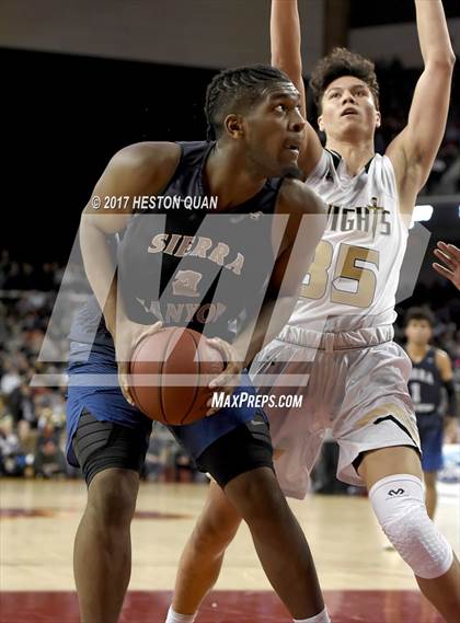Thumbnail 3 in Sierra Canyon vs. Bishop Montgomery (CIF-SS Open Semi-Final) photogallery.
