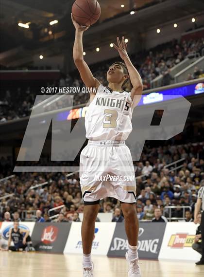 Thumbnail 1 in Sierra Canyon vs. Bishop Montgomery (CIF-SS Open Semi-Final) photogallery.