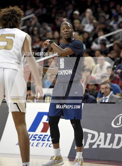 Thumbnail 1 in Sierra Canyon vs. Bishop Montgomery (CIF-SS Open Semi-Final) photogallery.