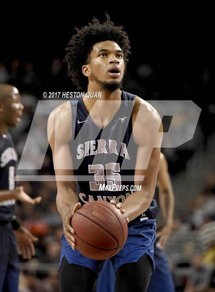 Thumbnail 3 in Sierra Canyon vs. Bishop Montgomery (CIF-SS Open Semi-Final) photogallery.