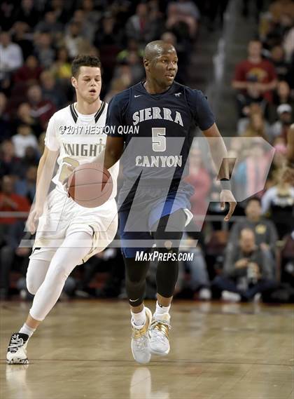 Thumbnail 3 in Sierra Canyon vs. Bishop Montgomery (CIF-SS Open Semi-Final) photogallery.