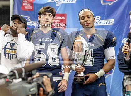 Thumbnail 2 in Eagle's Landing Christian Academy vs. Fellowship Christian (GHSA 1A Private Final) photogallery.