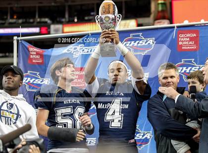 Thumbnail 1 in Eagle's Landing Christian Academy vs. Fellowship Christian (GHSA 1A Private Final) photogallery.