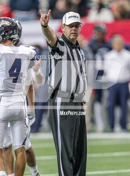 Thumbnail 1 in Eagle's Landing Christian Academy vs. Fellowship Christian (GHSA 1A Private Final) photogallery.