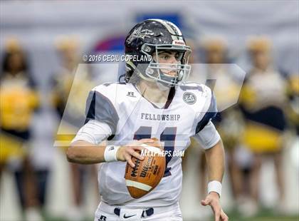 Thumbnail 1 in Eagle's Landing Christian Academy vs. Fellowship Christian (GHSA 1A Private Final) photogallery.