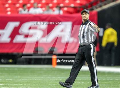 Thumbnail 1 in Eagle's Landing Christian Academy vs. Fellowship Christian (GHSA 1A Private Final) photogallery.