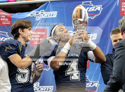 Thumbnail 2 in Eagle's Landing Christian Academy vs. Fellowship Christian (GHSA 1A Private Final) photogallery.