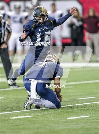Thumbnail 2 in Eagle's Landing Christian Academy vs. Fellowship Christian (GHSA 1A Private Final) photogallery.