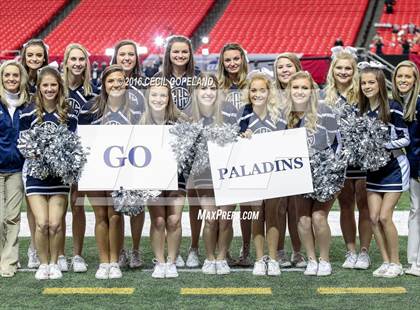 Thumbnail 1 in Eagle's Landing Christian Academy vs. Fellowship Christian (GHSA 1A Private Final) photogallery.