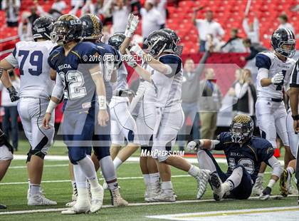 Thumbnail 1 in Eagle's Landing Christian Academy vs. Fellowship Christian (GHSA 1A Private Final) photogallery.