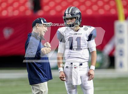 Thumbnail 2 in Eagle's Landing Christian Academy vs. Fellowship Christian (GHSA 1A Private Final) photogallery.