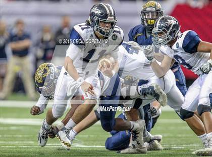 Thumbnail 1 in Eagle's Landing Christian Academy vs. Fellowship Christian (GHSA 1A Private Final) photogallery.