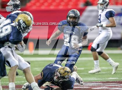 Thumbnail 1 in Eagle's Landing Christian Academy vs. Fellowship Christian (GHSA 1A Private Final) photogallery.