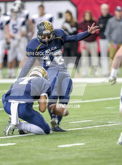 Thumbnail 1 in Eagle's Landing Christian Academy vs. Fellowship Christian (GHSA 1A Private Final) photogallery.