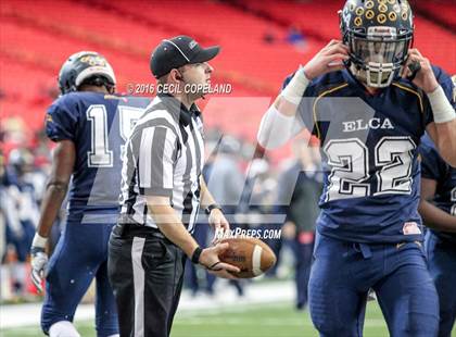 Thumbnail 1 in Eagle's Landing Christian Academy vs. Fellowship Christian (GHSA 1A Private Final) photogallery.