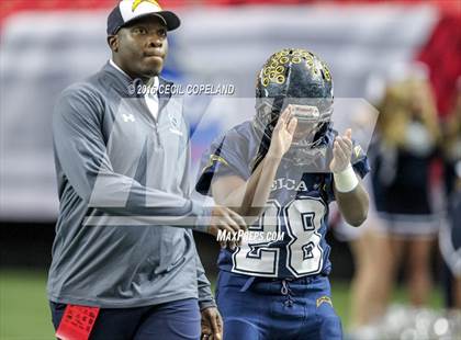 Thumbnail 1 in Eagle's Landing Christian Academy vs. Fellowship Christian (GHSA 1A Private Final) photogallery.