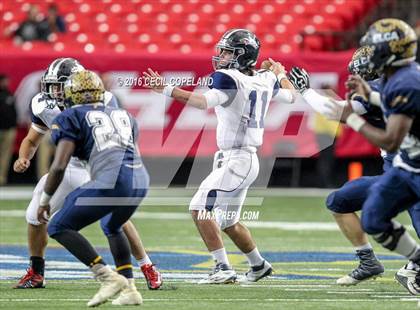 Thumbnail 1 in Eagle's Landing Christian Academy vs. Fellowship Christian (GHSA 1A Private Final) photogallery.