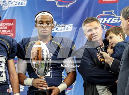 Thumbnail 3 in Eagle's Landing Christian Academy vs. Fellowship Christian (GHSA 1A Private Final) photogallery.