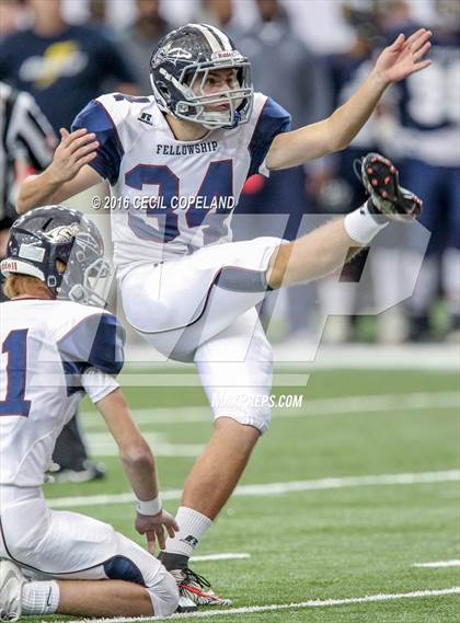 Thumbnail 1 in Eagle's Landing Christian Academy vs. Fellowship Christian (GHSA 1A Private Final) photogallery.
