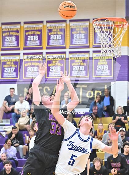 Thumbnail 2 in Mesa vs Valley Christian (Fear the Hop Thanksgiving Tournament) photogallery.