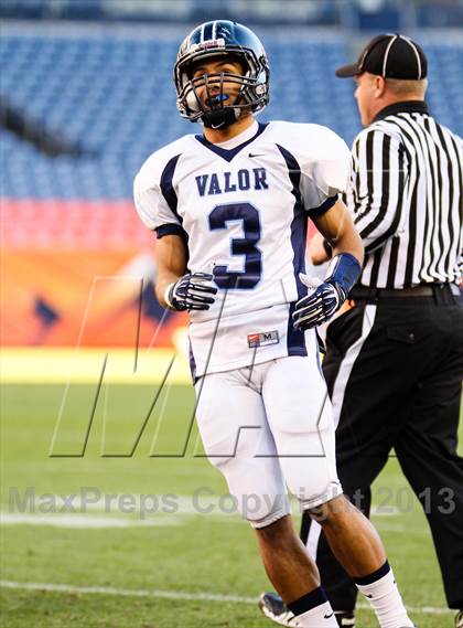 Thumbnail 2 in Valor Christian vs. Fairview (CHSAA 5A Final) photogallery.