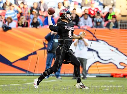 Thumbnail 2 in Valor Christian vs. Fairview (CHSAA 5A Final) photogallery.