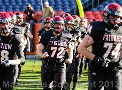Thumbnail 2 in Valor Christian vs. Fairview (CHSAA 5A Final) photogallery.