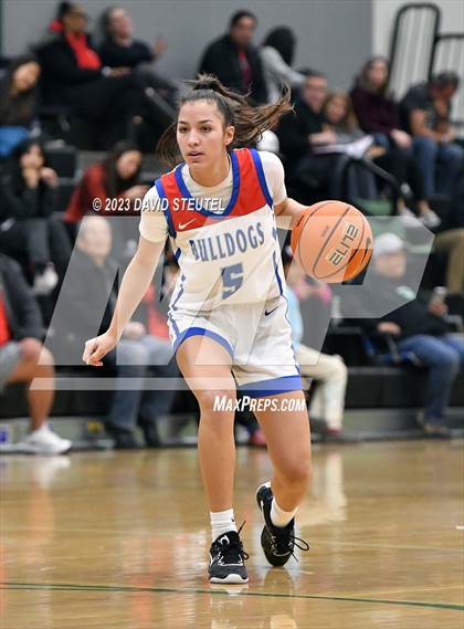 Thumbnail 3 in San Joaquin Memorial vs. Folsom (St. Mary's Stockton MLK Showcase) photogallery.