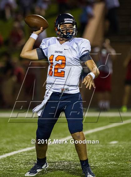 Thumbnail 3 in Katy Tigers @ Seven Lakes Spartans photogallery.