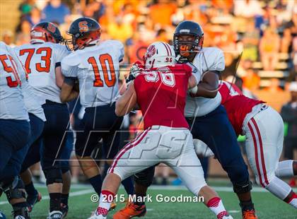 Thumbnail 1 in Katy Tigers @ Seven Lakes Spartans photogallery.