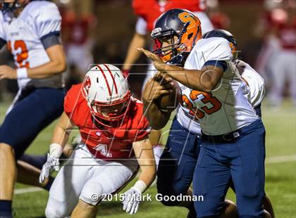 Thumbnail 3 in Katy Tigers @ Seven Lakes Spartans photogallery.